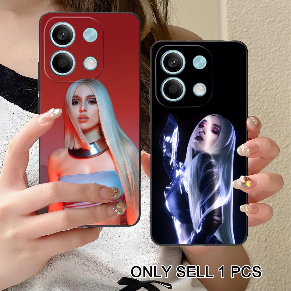 Модный матовый чехол из ТПУ Ava Max для мобильного телефона Xiaomi Redmi Note 14 13 12 11 S Pro Plus 4G 5G, цветная печать