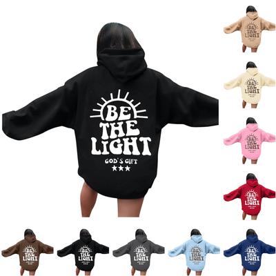 Женский повседневный модный спортивный костюм с принтом, повседневная толстовка с капюшоном и длинными рукавами