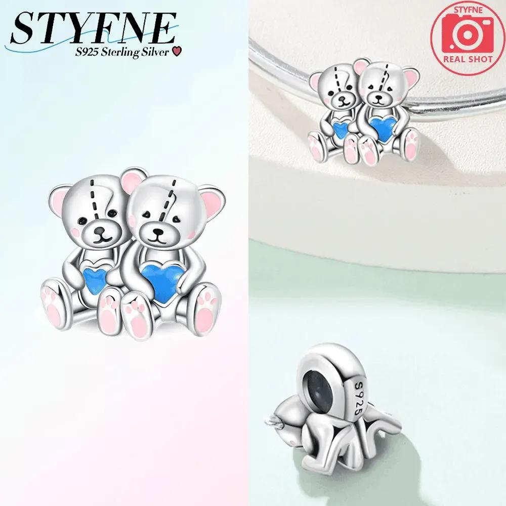 Юбилей Медь Бабочка Паук Пара Медведи Сердце Кленовый лист Клип Шарм Бусины Подходят Браслет Сделай сам Женщины Оригинальные украшения