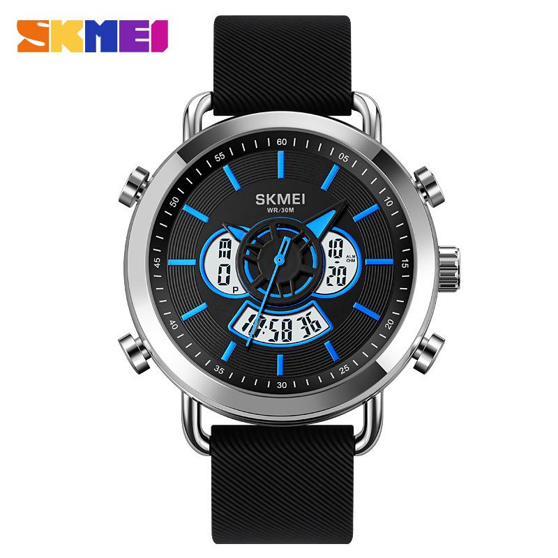 Moment Beauty Повседневные Индивидуальные Мужские Часы Многофункциональные Водонепроницаемые Двойной Дисплей Электронные Часы Будильник Напоминание Часы Мужские