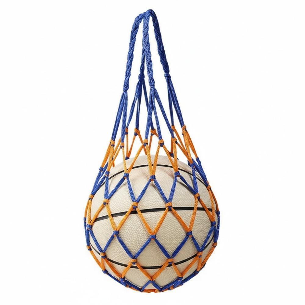 Weaving Basketball Carry Bag Multiple Colors Ball Pocket Durable Mesh Net Bag Football Balls