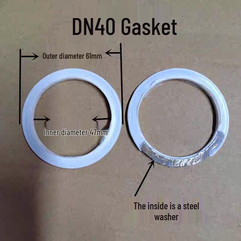 Cast Iron Radiator DN40 Sealing Ring with Steel Wire, Threaded & Flat Thickened Gasket