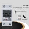 60A Dds1108 ЖК-цифровой дисплей Однофазный счетчик электроэнергии с подсветкой Однофазный счетчик электроэнергии Тестовые приборы Детекторы