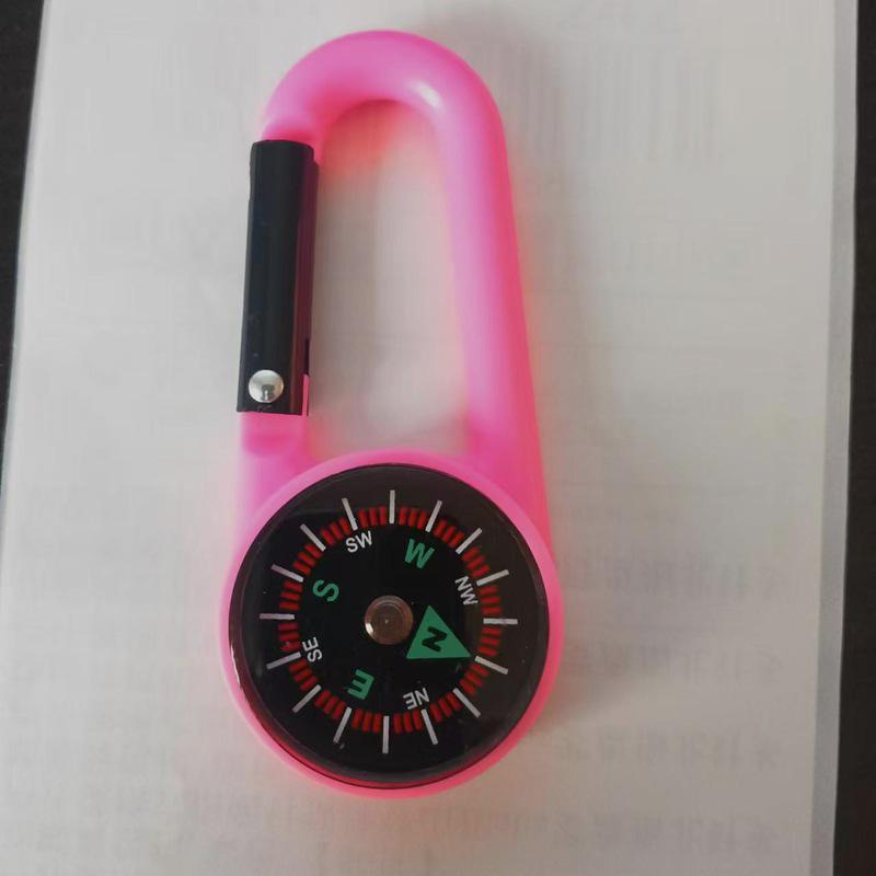 Портативный многофункциональный компас для походов с карабином
