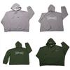 Letter Hoodie With Waterwashed Effect For Teen Casual Wear