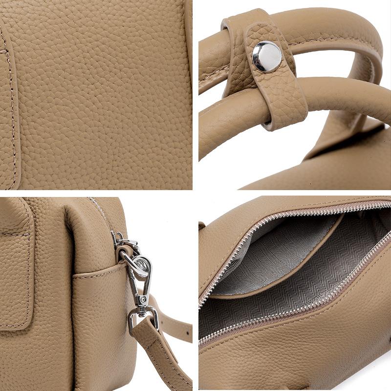 Niche Design Boston Handbag New Fashionable Casual Shoulder Bag Simple and Versatile Commuter Crossbody Bag