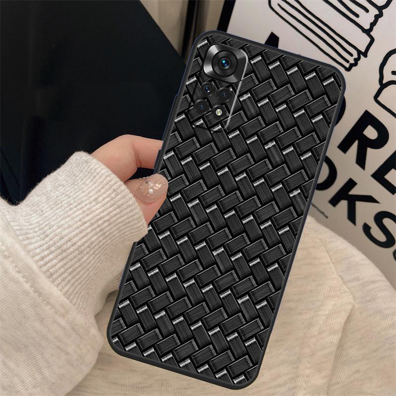 Металлический Чехол для Телефона со Стальным Железным Узором для Xiaomi Redmi Note 12 Pro 8 9 10 11 Pro Note 12S 11S 10S 9S 9C 10C 12C