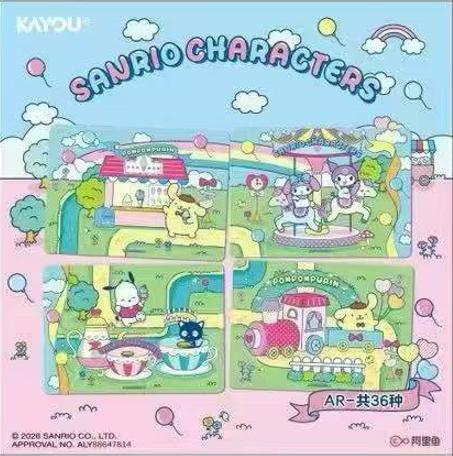 Genuine Sanrio Card Dreamland Paradise Series Honey Dream Sanrio Family Movie Pack Anime Collectible Cards Toys Gifts