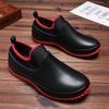 Men's Plus Size Rain Shoes Fashion Low-Top Rain Boots Anti-slip Fishing Shoes Kitchen Work Shoes Men Short Rubber Boots