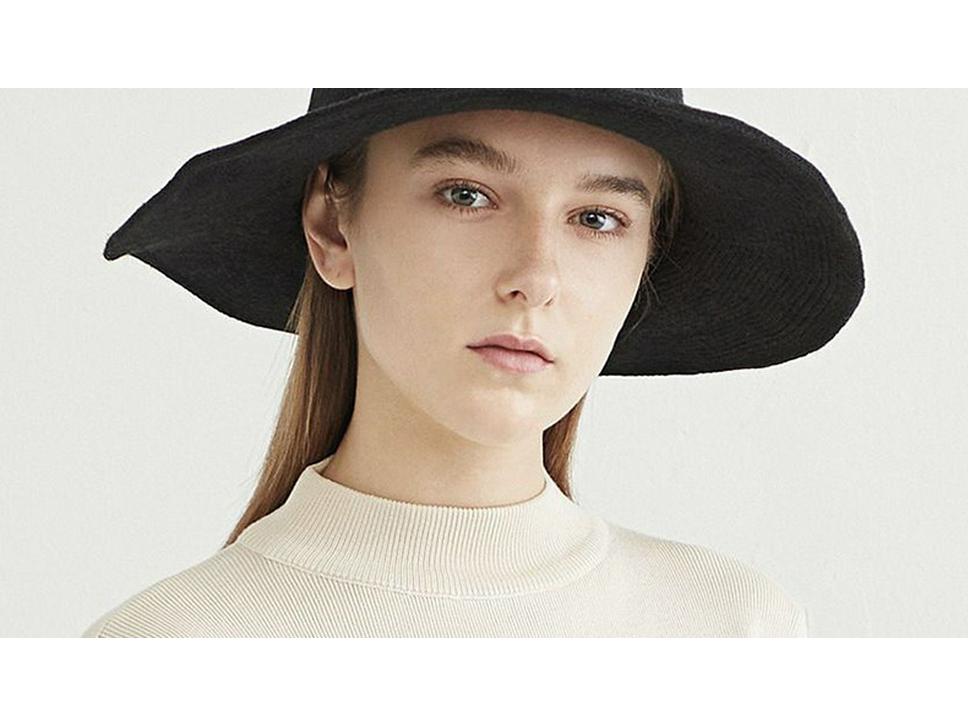 Складная шляпа ведьмы из хлопковой пряжи - Волшебная шляпа с заостренным верхом на Хэллоуин для лета