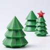 3D Форма для свечи в виде рождественской елки, силиконовая, DIY, набор для изготовления свечей в виде снеговика, ручная работа, мыло, гипс, смола, инструменты для выпечки, праздничные подарки