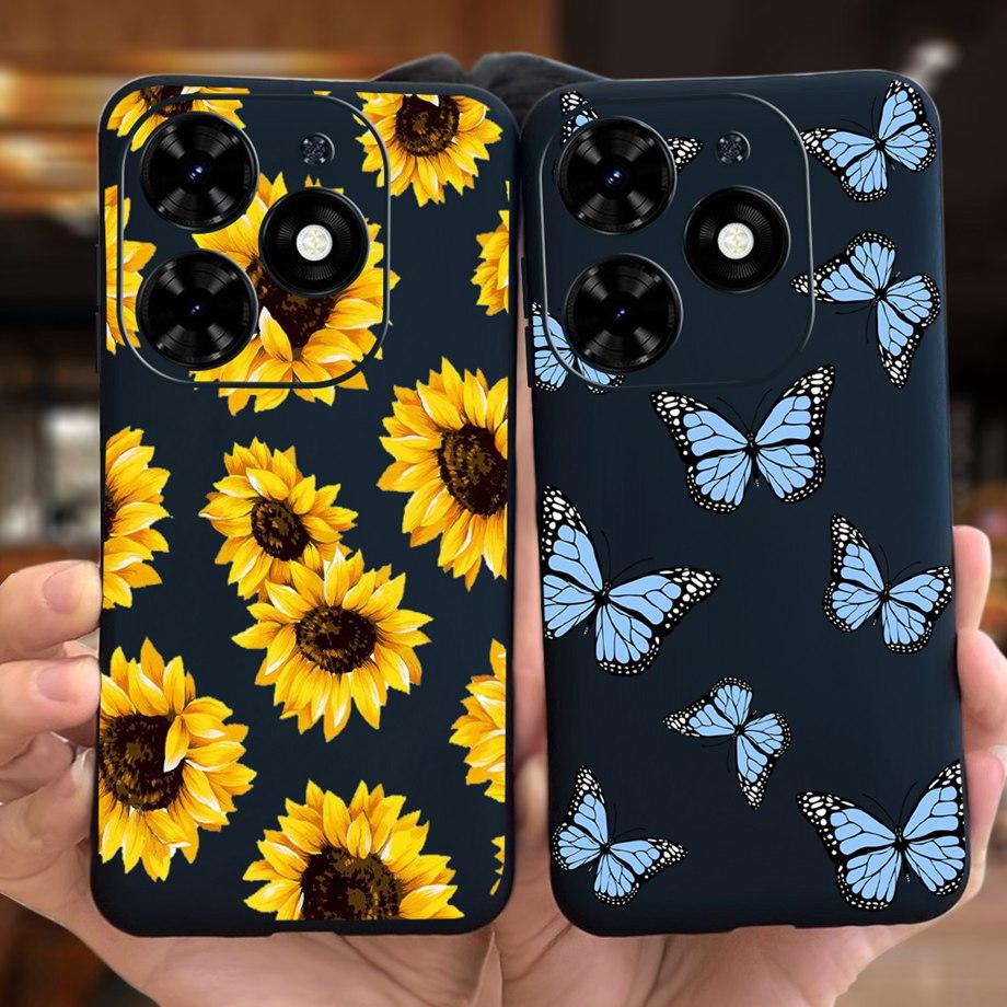 Для Tecno Spark GO 2024 Чехол Spark 20C Spark20 Pop 8 Para Чехол Силиконовый Мягкий ТПУ Бампер Мультяшный Крутой Милый Стиль Рисунок Capas