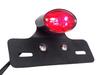 (nakira) Universal Cat Eye LED Tail Light with License Plate Stay for NKR238 (Black)