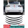 Задний спойлер-крыло для багажника для Tesla Model 3 Y 2016- Оригинальный заводской высокопроизводительный стайлинг Воздушный дефлектор Тюнинг-аксессуары