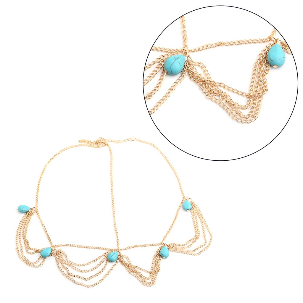 Head Chain Jewelry Festival Prom Costume Hair Accessories Fashion Headbands Headpieces for Women Girls