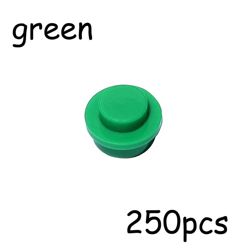 Non-Toxic 250Pcs 4073 6141 Plate Round 1X1 Dot Moc Assemble Particles Diy Building Blocks 1*1 Figures Lamp Bricks Educational Toy For Kids