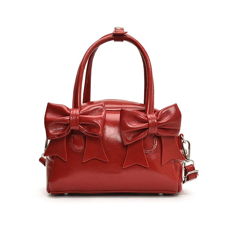 Нишевая простая сумка-бант, маленькая сумка, женская текстурная сумка-подушка, новая модная универсальная сумка-мессенджер 2025