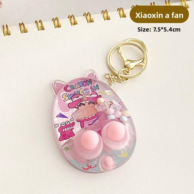 Crayon Shin Chan Theme Print Water Ring Toss Game Toy Plastic Recreation For Kids