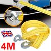 3 TON 4M Tow Towing Pull Rope Strap Heavy Duty Road Recovery Car Van 4x4