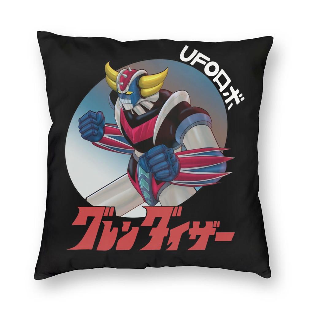 Наволочка для подушки Goldrake Ufo Robot Grendizer Мягкая полиэстеровая наволочка для подушки Декорации Наволочка для подушки Домашняя Квадратная 40*40 см