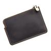 Genuine Leather Men's Short Wallet Retro Zipper Coin Purse Belt Bag Credit Card Holder  Outdoor