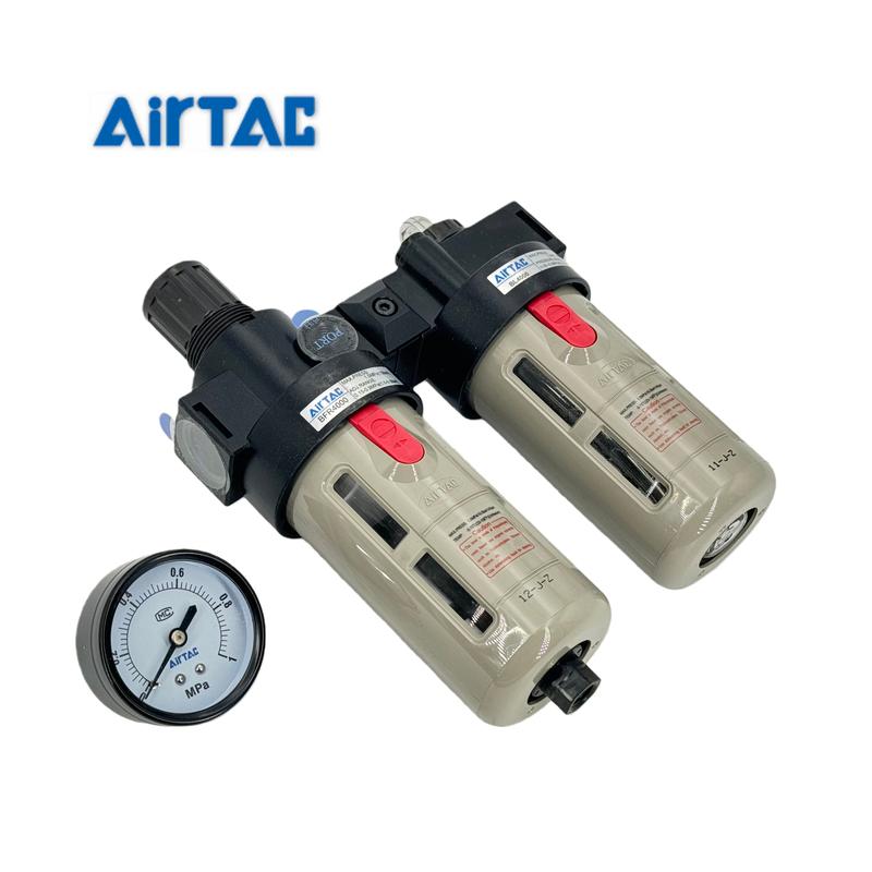 AirTac Original F.R.L. unit Two-piece Pressure Regulating Filter Air Source Processor BFC3000 BFC2000 BFC4000 BFC30001 BFC20001