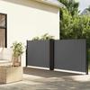 Retractable Side Awning Anthracite Grey 120 x 1000 cm