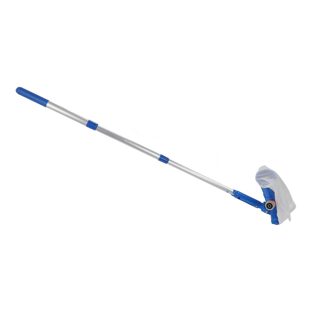 Pool Vacuum Cleaner Brush Portable with Telescopic Rod Plastic Pool Vacuum Cleaner for Fountains Cleaning