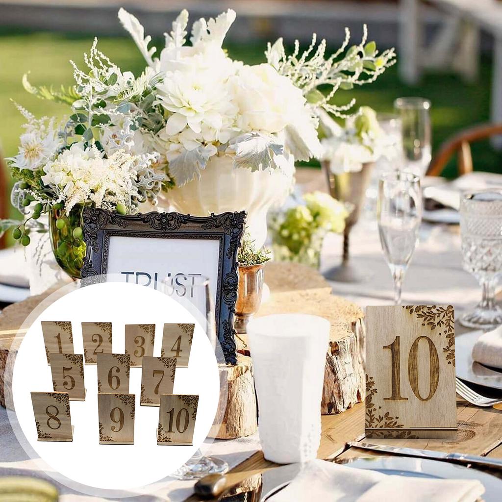 10 шт. 1-10 деревянных табличек с цифрами, свадебные номера столов, деревянные номера столов, номера мест на день рождения, помолвка, подарок