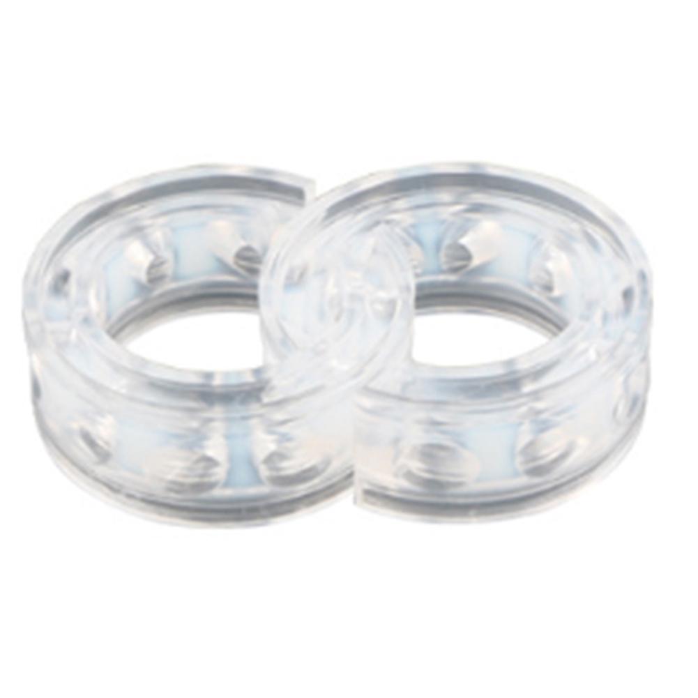 2 шт. прозрачный автомобильный амортизирующий буферный клей для пружинного зазора пружинный зазор 23/27 мм автомобильная амортизирующая резиновая прокладка