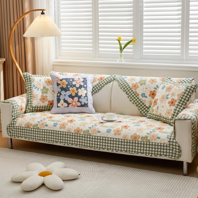 Four Seasons Universal Sofa Cushion Cotton Fabric Cushion Cotton Nordic Simple Modern Non-slip Wash Sofa Cover Towel