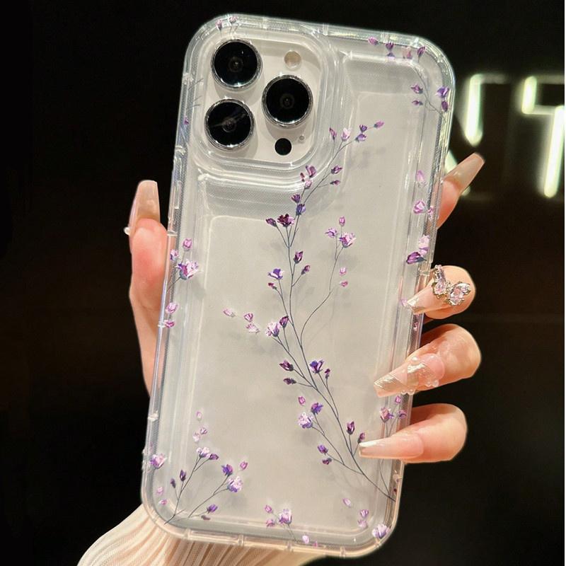 Summer Flower Phone Case for Mi 14 13 12 11 Lite 5G Ne 11T 12T 13T Poco X3 F5 Pro Soft Clear Shockproof Cover