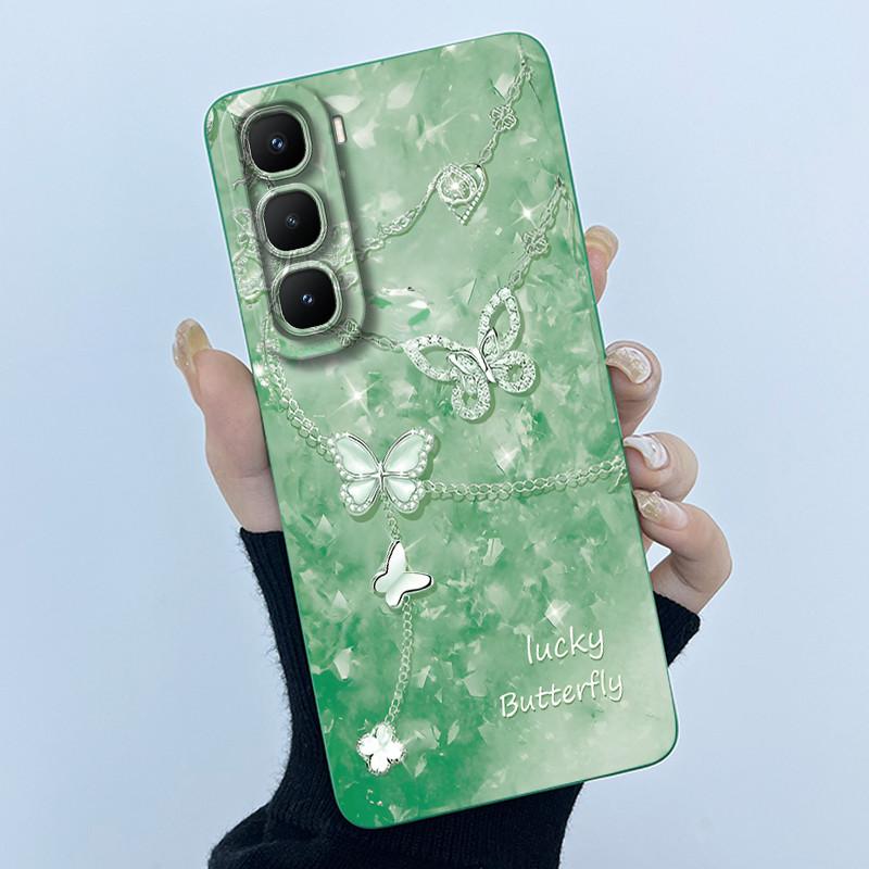 Чехол для Infinix Hot 60 Pro Plus Модный Простой Цветок Жидкий Силикон Защита Камеры Чехол Для Infinix Hot 60 Pro+ Capa