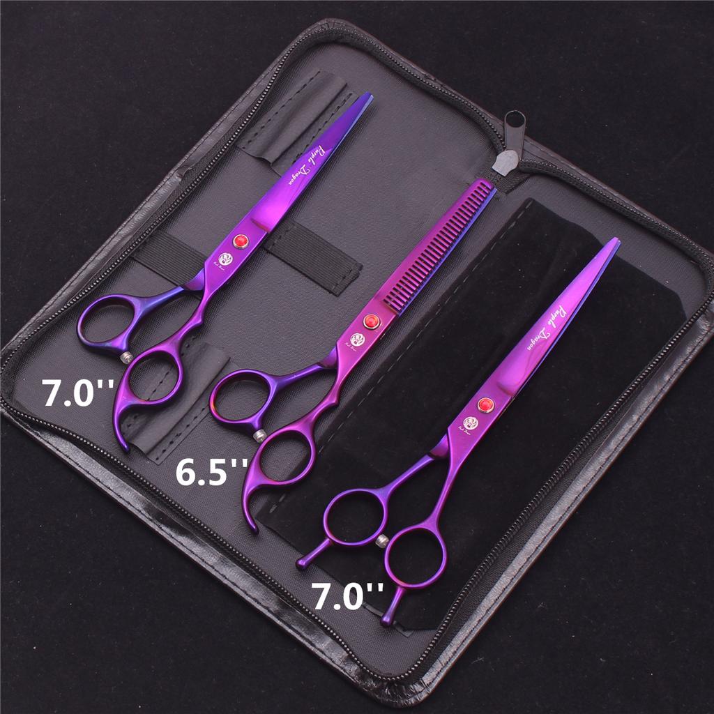 7.0'' 8.0'' ножницы для ухода за домашними животными филировочные ножницы профессиональные изогнутые ножницы для кошек и собак расческа для стрижки волос Z3005