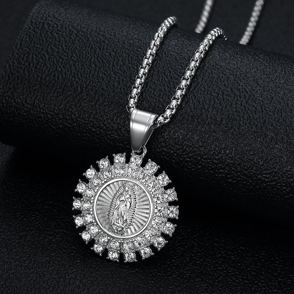European and American New Hip-hop Jewelry, Gold-plated Pendant Pendant Necklace