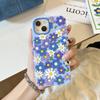 INS Korean Daisy Flower Soft Silicone Luxury Phone Case for IPhone 16 15 13 14 12 Pro Max 14 Plus Fashion Cute Floral Back Cover