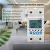 WIFI Miniature Circuit Breaker 63A Power Metering MCB Overload Protection 2P Air Switch with Screen Display
