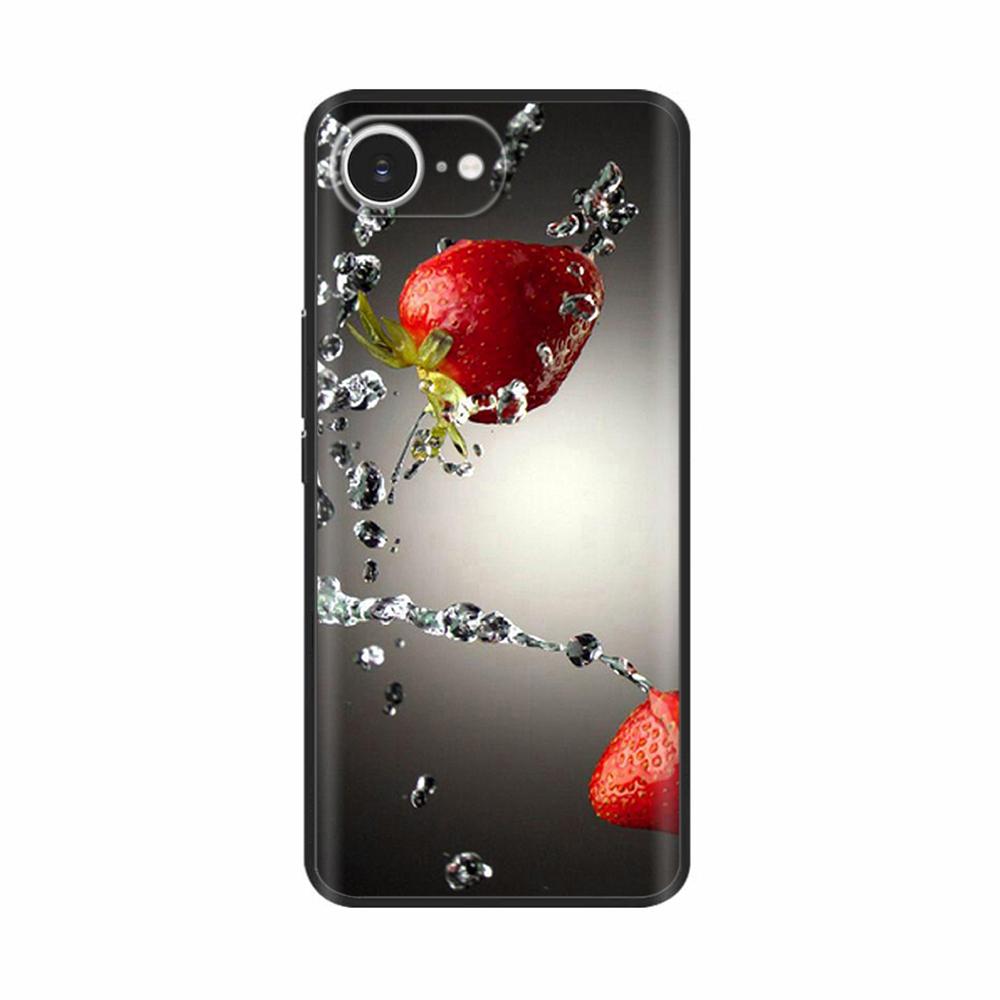 Роскошный силиконовый чехол для iPhone 16e SE 2025 Задняя крышка для Apple SE4 iPhone 16E A3409 Чехлы-сумки для телефона Чехлы с цветочным рисунком