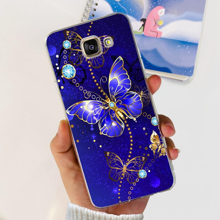 Для Samsung Galaxy A3 2016 Чехол A310F Популярный Цветок Прозрачный Силиконовый Задняя Крышка Телефона Для Samsung A3 2017 A320F A320Y Funda