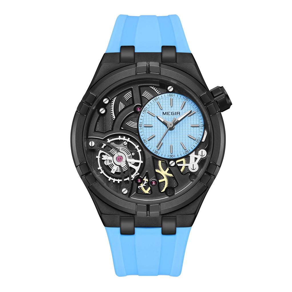 Megir Fashion Sports Military Watches for Men Large Dial Waterproof Luminous Man Quartz Casual Wristwatches Clock Montre Homme 8111