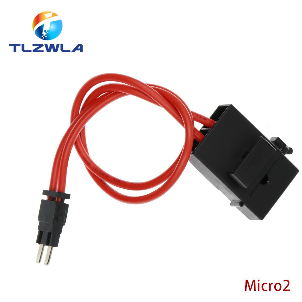 32V ACC Large Size Standard Mini Micro2 Size Car Fuse Holder 16AWG Non-Destructive Fuse Box ATM Blade Fuse Extension Cord Fuse Holders1