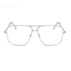 New Vintage Gold Metal Frame Eyeglasses Mens Womens Sun Eyeglasses Retro Square Optical Lens Eyewear Nerd Clear Lens Eyeglasses Oculos
