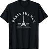 France Gift French Flag Eiffel Tower Frankreich Souvenir T-Shirt