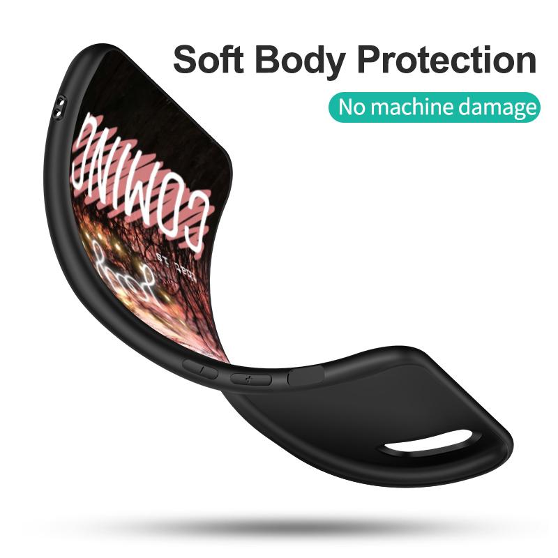 Черный чехол из ТПУ для ZTE Blade A3 A5 A7 2019 2020 A31 A51 A71 A7S V2020 L210 L8 smart vita 2022 v30 Христианская мудрость Иисуса