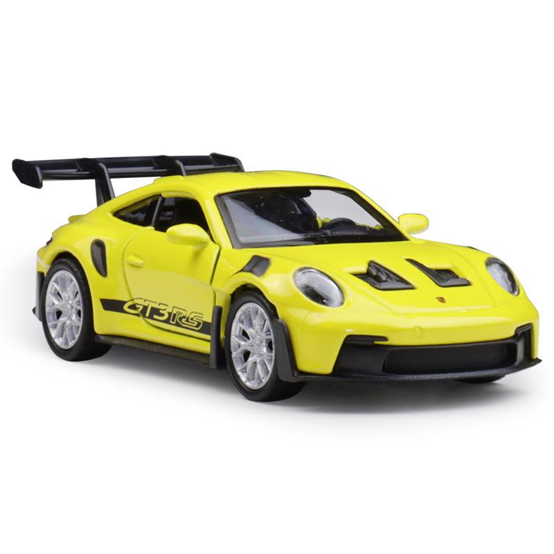 Welly 1/36 Porsche 911 GT3 RS Металлическая модель автомобиля Литье под давлением и игрушечные транспортные средства Модель автомобиля Миниатюрная масштабная модель автомобиля Игрушка для детей