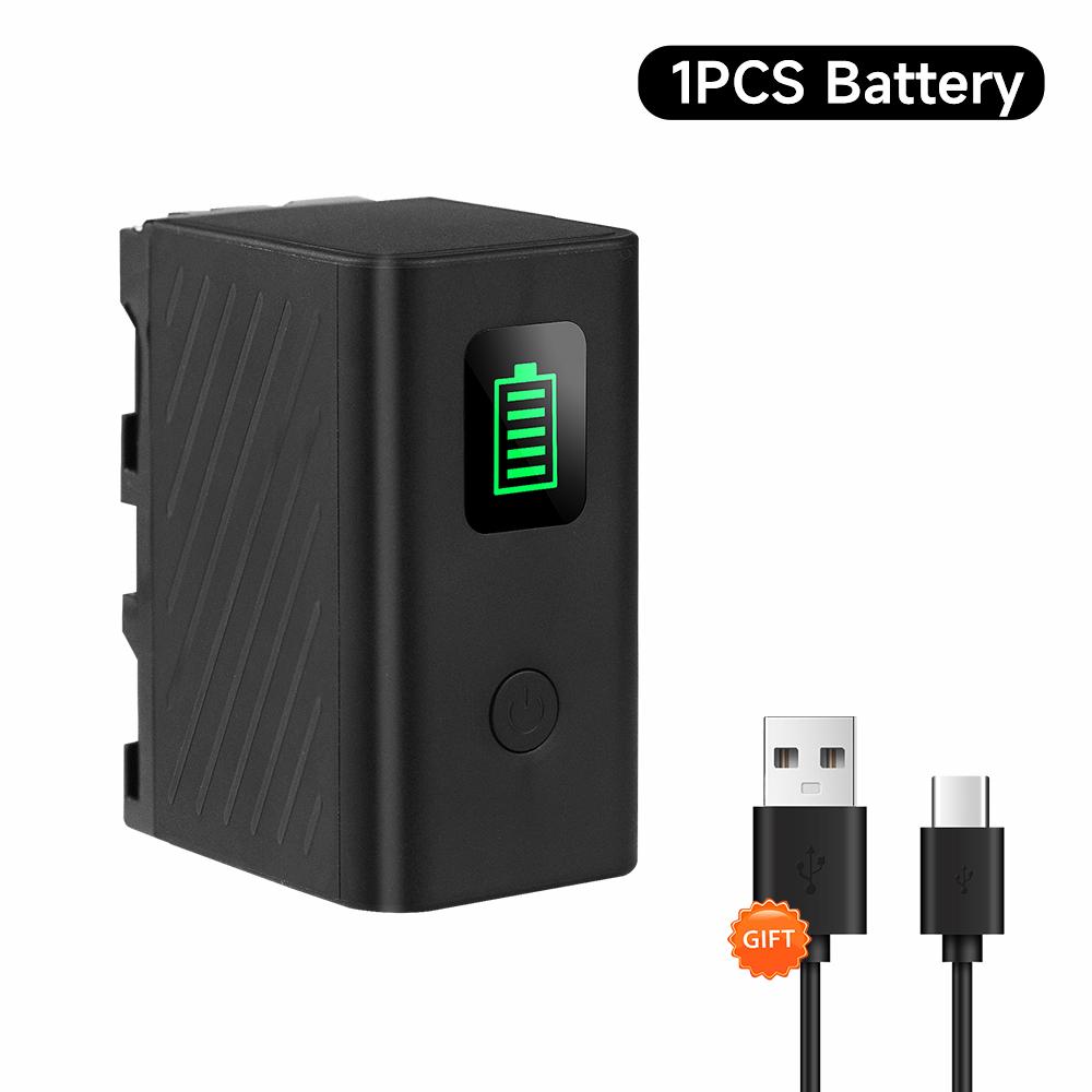 PALO 7.4V 6000mAH NP-F750 Lithium Ion Battery+USB Rechargeable Camera Battery For Sony Camera CCCD-TR1 CCD-TR215 CCD-TR67 CCCD-TRV90