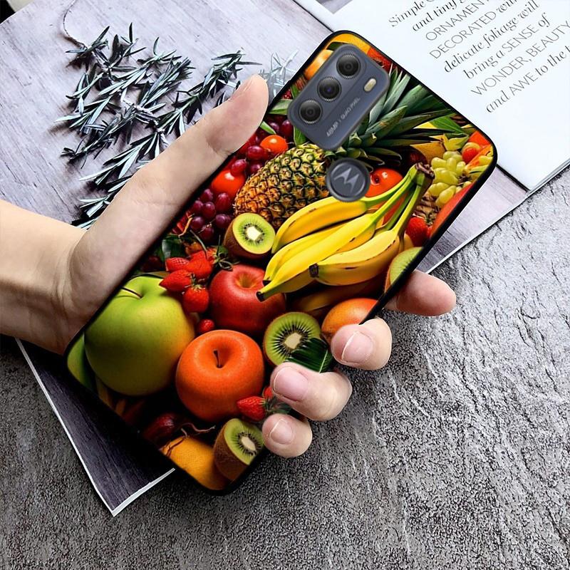 Чехол для телефона Fruits для Moto G84 G22 G32 G42 G52 G62 G53 G72 G60 G60S G24 G10 G20 G30 G13 G50 G 5G G Pure