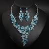 Jewelry Set, Crystal Necklace, Short Clavicle Dress, Banquet Accessories Women