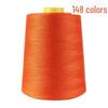 402 High-Speed Polyester Sewing Thread, 8000 Yards, Black & White for Industrial Sewing Machines
