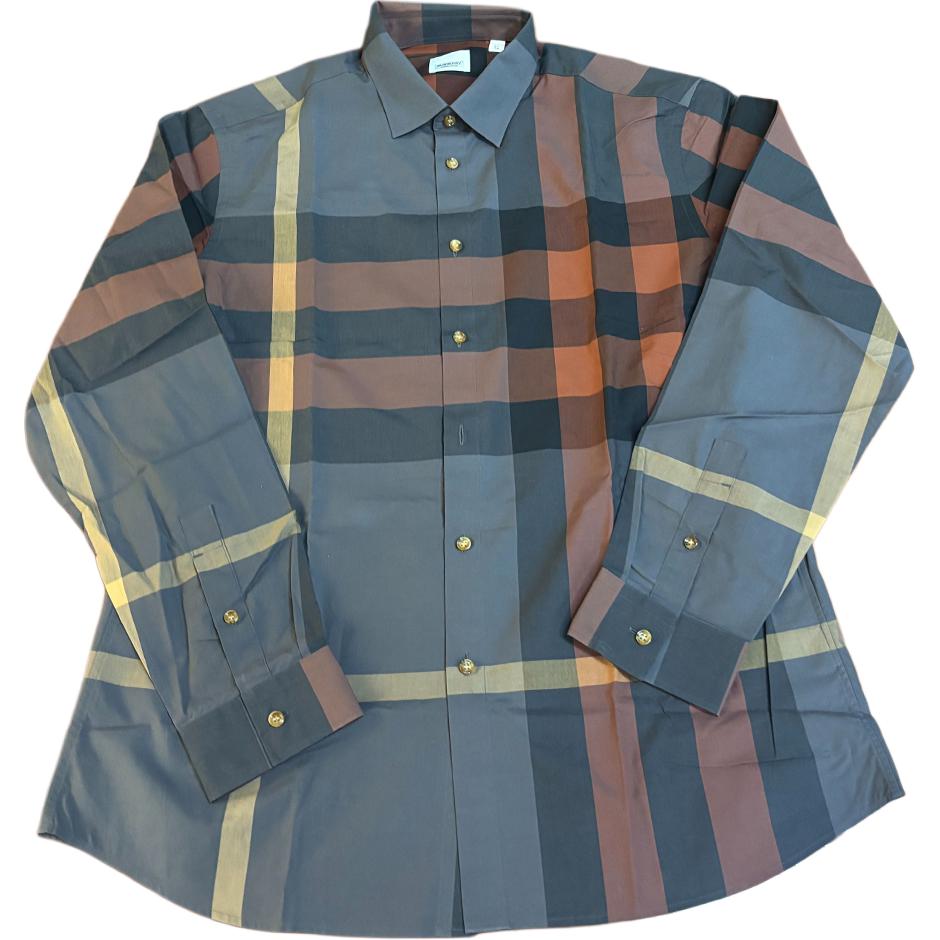 Burberry Shirt Men's Brick Gray 80937661
